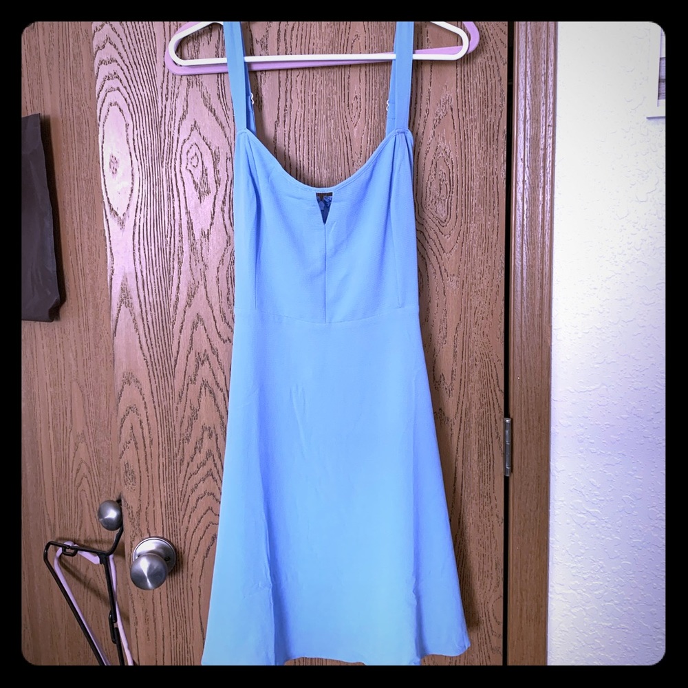 Baby blue dress